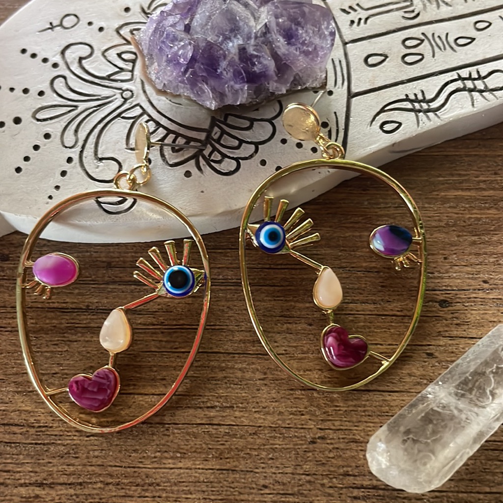 Abstract Statement Earrings